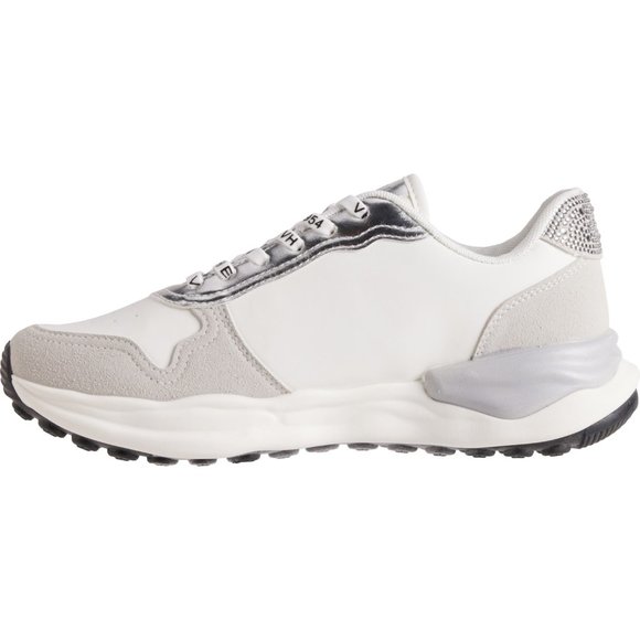 NEW VINTAGE HAVANA Run Sneakers For Women White/Silver Chrome 362sn - Picture 4 of 6